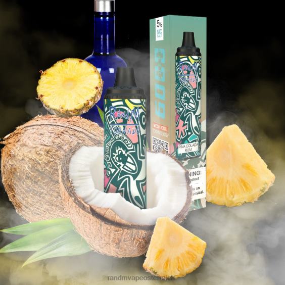 RandM Tornado 6000 Airflow Control Vape Pod Gerät 1St Pina Colada Rum tornado vape österreich 8FV8T280