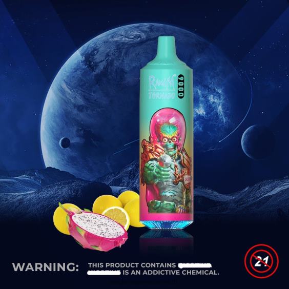 RandM Tornado 9000 Vape Pod Gerät 1 Stück Version 1 pinke Limonade RandM vape wien 8FV8T132