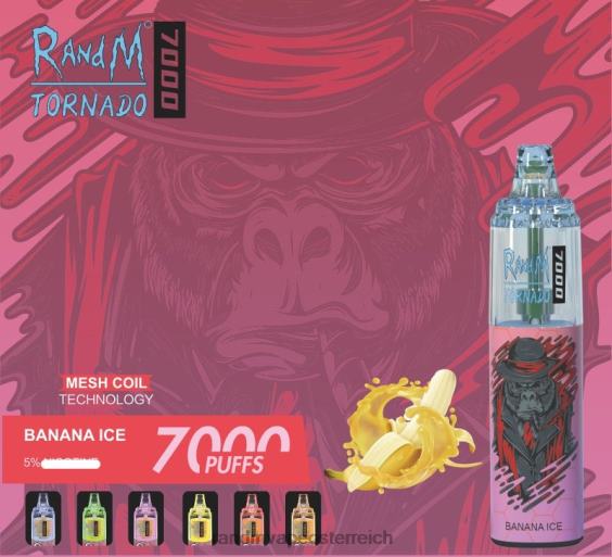 RandM Tornado 7000 Airflow Control Vape-Gerät 1St Bananeneis RandM vape wien 8FV8T172