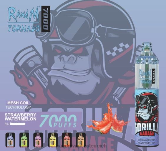 RandM Tornado 7000 Airflow Control Vape-Gerät 1St Erdbeerwassermelone fumot RandM vape 8FV8T178