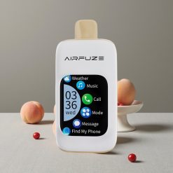 AirFuze Smart 30000 Puffs Disposable Pod mit Saftiger Pfirsich, Touchscreen, Typ-C