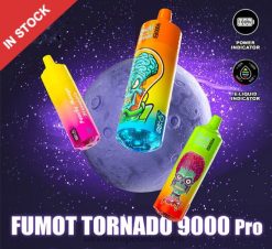 Fumot RandM Tornado 9000 Pro Vape-Gerät mit Akku und E-Juice-Display Version 3 Glatteis tornado vape wien 8FV8T229