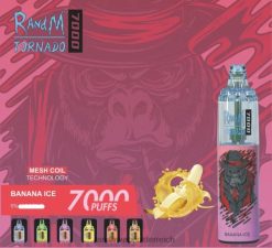 RandM Tornado 7000 Airflow Control Vape-Gerät 1St Bananeneis RandM vape wien 8FV8T172
