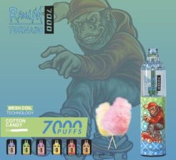 RandM Tornado 7000 Airflow Control Vape-Gerät 1St Zuckerwatte RandM vape österreich 8FV8T181