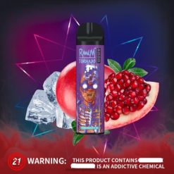 RandM Tornado 8000 Airflow Control Vape-Gerät 1St Granatapfeleis RandM vape kaufen 8FV8T246