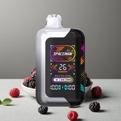 SMOK Spaceman SP40000 Null Nikotin Disposable 20ml 40000 Züge Rechargeable Schwarzbeere-Himbeere